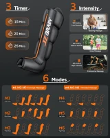 Sequential Air Compression Recovery System – Professional Full-Leg Compression Boots for Circulation & Pain Relief, Sequential Therapy Device for Muscle Recovery (Athletes, Men & Women)(m-8)