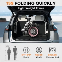 KEBIKO 1000W Peak Folding Electric Bike with 48V 20Ah Removable Battery, 30+ MPH, Up to 80 Mile Range, 20"" Fat Tire Foldable E-Bike for Adults - Commute/Beach/Snow(m-8)