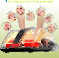 Neuropathy Foot Massager - FSA/HSA Eligible, Heated (3 Levels) Deep Kneading & Rolling for Calves, Feet & Arms, Circulation and Plantar Fasciitis Relief(m-3)