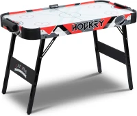 48"" Foldable Air Hockey Table — Indoor Arcade-Style Game with 2 Pucks, 2 Pushers and Electronic Scoreboard for Kids & Adults(m-1)
