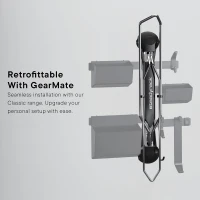 Steadyrack Vertical Bike Rack for Mountain Bikes — Wall-Mounted Pivot Storage, Fits Wide Tires, Heavy-Duty Steel(m-6)