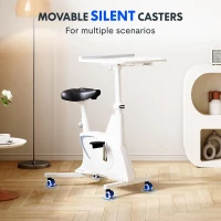 FLEXISPOT V9PRO/V9MAX Space-Saving Under-Desk Exercise Bike with Removable 2D Desktop — 8 Resistance Levels, 300 lb Heavy-Duty Capacity, Quick Assembly(m-8)