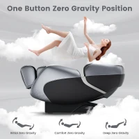 Relaxe SL-Track Shiatsu Massage Chair with Zero Gravity Positioning and Heating(m-6)