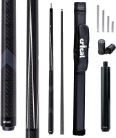 CRICAL 58"" Carbon Fiber Pool Cue – Professional Low-Deflection 12.5mm Tip, Zuma Ferrule, 3/8×8 Joint, 3K Woven Finish(m-1)