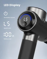 RENPHO Heat & Cold Massage Gun — Portable Percussion Deep Tissue Massager with Carrying Case, Ideal Christmas or Birthday Gift for Men & Women(m-6)