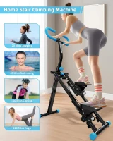 Vertical Climber Stair Stepper for Home - Full-Body Workout Machine with Handlebar, Stable Steel Frame and 3 Adjustable Heights(m-2)