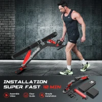 Pooboo Adjustable Weight Bench for Home – Heavy-Duty Strength Training Bench 1500 LBS Capacity, Flat/Incline/Decline for Full-Body Workouts(m-8)