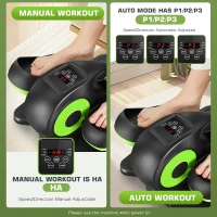 ANCHEER Under-Desk Elliptical — Quiet Electric Seated Pedal Exerciser for Seniors & Adults with Remote, Portable, Built-In LCD for Home or Office(m-5)