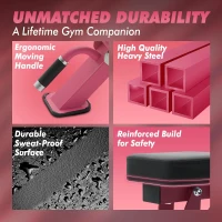 RITFIT Adjustable Weight Bench – 1300 lb Capacity with Multiple Back Positions for Incline, Decline and Flat Home Gym Training(m-5)