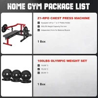 GOIMU Z1-PRO Chest Press Station – Adjustable Flat/Incline Bench with Independent Press Arms for Home Chest & Ab Training(m-2)