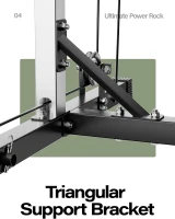 MAJOR FITNESS Drone1 Power Cage — Multi-Function Home Power Rack with Integrated 100 lb Weight Stack, Cable Crossover, Pull-Up Bar, Heavy-Duty Steel Construction(m-3)