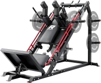 RitFit Gazelle Pro 3-in-1 Leg Press & Hack Squat Machine - High-Tensile Steel, 2000 lb Capacity, Adjustable Angles with Weight Storage(m-1)