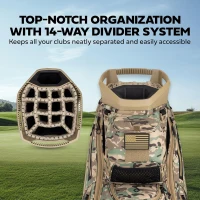 Sun Mountain C130 Men's Lightweight Cart Golf Bag - 14-Way Top (2025)(m-4)