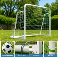 MOPHOTO Soccer Goal — 6x4/8x6/10x6.5/12x6/16x7/18.5x6.5/21x7/24x8 ft Backyard & Full-Size Training Goals for Teens & Adults(m-4)