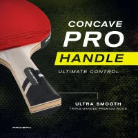 PRO-SPIN Carbon Table Tennis Paddles — Professional 4-Player Set with 7-Ply Carbon Blade, Premium Rubber, 2.0mm Sponge(m-5)