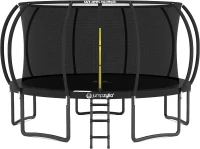 Jumpzylla Recreational Trampoline — 8–16 ft Options with Safety Net & Ladder, ASTM F381-16 Approved, Rust-Resistant Frame(m-1)