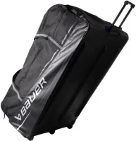 Bauer '24 Premium Wheeled Goalie Bag — 42"" x 25"" x 20"" with Reinforced Base, Extension Handle and 3 Wheels(m-3)