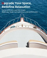 Abahub 6mm EVA Foam Boat Flooring — Non-Slip Camouflage Traction Pad, Self-Adhesive & Trimmable(m-6)