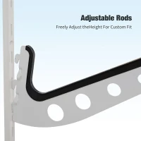 5 Board Surf Rack Wall Mount - Adjustable Wall Hangers for Surf, Wake, Snow Boards(m-5)