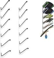 5-Board Surf/Wake/Snow Wall Mount Rack – Adjustable Wall Hangers for Board Storage and Display(m-1)