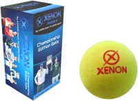 Xenon Platform Tennis Balls - Bright Yellow Championship Flocked Balls for High Visibility, Durable Play in All Conditions, APTA Approved - 2 Balls per Sleeve(m-1)