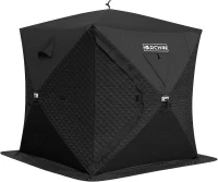 DARCHEN 3-Layer Insulated Pop-Up Ice Fishing Shelter for 3-4 People - Thermal Shanty with Insulation Skirt(m-1)