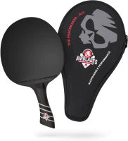 The Peace Maker ALC - Pro Carbon Fiber Table Tennis Paddle with Ergonomic Handle & Hard Carry Case - Maximum Spin & Control(m-1)