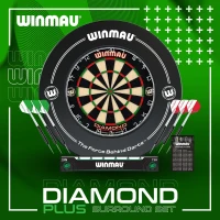 Winmau Diamond Plus Professional Bristle Dartboard Set(m-7)