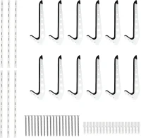 5-Board Surf/Wake/Snow Wall Mount Rack – Adjustable Wall Hangers for Board Storage and Display(m-6)