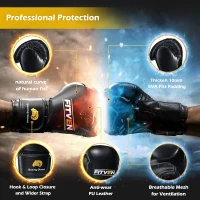 FITVEN Freestanding Kickboxing Bag with 12oz Gloves and Suction-Cup Base – Heavy-Duty Stand-Up Boxing Bag for Men(m-7)