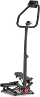 Sunny Health & Fitness Twist Stepper with Handlebar — Compact Low-Impact Cardio Stepper with Bluetooth App Connectivity(m-8)
