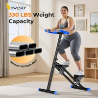 OWLSKY Vertical Climber Stair Stepper for Home — Stable Triangular Frame, LCD Monitor, Smooth & Quiet Motion, Full-Body Workout, 330 lb Capacity(m-5)