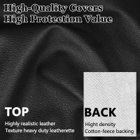 K-Musculo Black Heavy-Duty Leatherette Shuffleboard Cover — 14FT (171L x 26W x 8H), Waterproof, Tearproof, Premium Protective Fit(m-2)