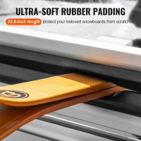 VEVOR Universal Car Roof Rack — 31.7 in Aluminum Ski & Snowboard Carrier with Lock(m-5)