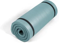 Tone Fitness 1-inch Thick Exercise Mat — High-Density, Non-Skid NBR with Strap for Pilates, Yoga & Home Workout Sessions(m-1)