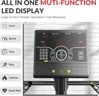 Fitvids Commercial Stair Stepper Machine — 15 Resistance Levels, Continuous Stair Climber with LED Screen for Cardio & Lower-Body Training (Home Gym)(m-3)