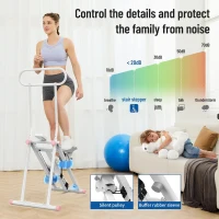 HXD-ERGO Vertical Climber Stepper for Home, Updated Model with 6 Resistance Levels and Adjustable Handlebars, Foldable Stair Climber for Total-Body Cardio(m-4)