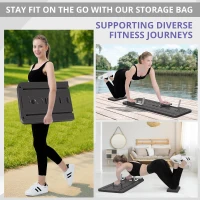 JANUA Pilates Board - 5-in-1 Foldable Pilates Reformer Sliding Board for Home Workouts(m-5)