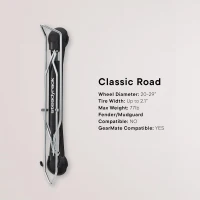 Steadyrack Classic Road Rack — Original Wall-Mounted Vertical Storage for Road & Commuter Bikes, Pivoting Space-Saver, Heavy-Duty Steel for Indoor Use(m-2)