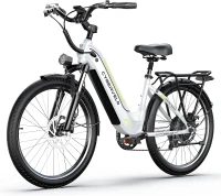 1000W Peak Electric Bike for Adults with Removable Battery, 26"" E-Bike, 7-Speed, Up to 25+ MPH and 80+ Mile Range — All-Terrain Commuter for Beach, Snow & Women(m-1)