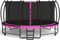 BCAN Outdoor Trampoline with Net Enclosure and Ladder — 8/10/12/14/15/16FT Recreational Trampoline, ASTM Approved for Kids & Adults(m-1)