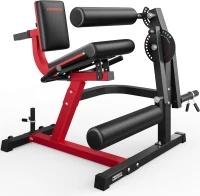 FEIERDUN 4-in-1 Leg Extension & Curl Machine - 700 lb Capacity Adjustable Leg and Hip Trainer for Home Gym(m-1)