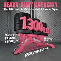 RITFIT Adjustable Weight Bench – 1300 lb Capacity with Multiple Back Positions for Incline, Decline and Flat Home Gym Training(m-2)