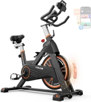 YOSUDA PRO 010C Magnetic Indoor Cycling Bike — 350 lb Capacity, Silent Belt Drive, Cushioned Seat(m-1)