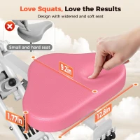 Sportsroyals Home Squat Machine – Foldable Ride & Row Trainer with Adjustable Resistance (0–100 lbs x4 Bands), Multi-Function for Glutes, Thighs, Abs & Back, 350 lb Capacity(m-7)