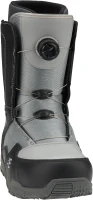 5th Element ST Lace-and-Dial Snow Boots for Men - Black; Works with Strap Bindings, Waterproof Inner Liner, All-Mountain Fit (Men Sizes)(m-4)