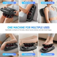 20-Head Deep Tissue Massage Gun — Percussion Massager with 3 Modes & 30 Levels for Back/Shoulders/Legs/Waist (Black, 20-Head)(m-7)