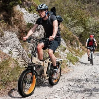 1000W Folding Electric Bike — 48V 20Ah Removable Battery, 750W Nominal/1000W Peak Motor, 20"" Fat Tires, 30+ MPH, Up to 80 Miles, Foldable Commuter Ebike(m-6)