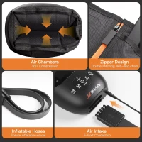 Sequential Air Compression Recovery System — Full-Leg Professional Compression Boots for Faster Recovery & Circulation Improvement (Medium)(m-9)