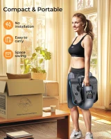 YOSUDA Electric Under-Desk Elliptical Trainer — Seated Pedal Exerciser for Seniors with Remote, Pre-Assembled, Free Non-Slip Foot Straps & 10 Speed Levels(m-7)